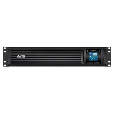 APC SMC2000I2U-CH 2000VA, 在线互动式,机架标准机,更换电池APCRBC133, 208/230V, 6x IEC C13 outlets交流输出口, AVR自动稳压, LCD液晶显示